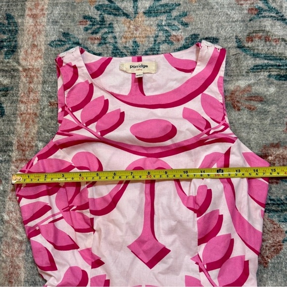 Anthropologie Porridge Pink and White Patterned Romper - Picture 6 of 12
